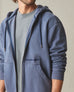 Men's Vintage Wash Relaxed Classic Full Zip - True Navy